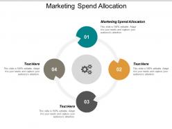 Marketing spend allocation ppt powerpoint presentation styles grid cpb