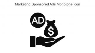 Marketing Sponsored Ads Monotone Icon In Powerpoint Pptx Png And Editable Eps Format