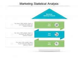 Marketing statistical analysis ppt powerpoint presentation visual aids infographics cpb