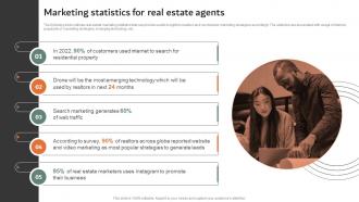 Marketing Statistics For Real Estate Agents Online And Offline Marketing Strategies MKT SS V
