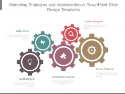 Marketing Strategies And Implementation Powerpoint Slide Design Templates