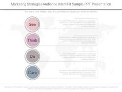 Marketing strategies audience intent fit sample ppt presentation