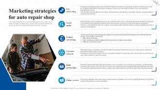 Marketing Strategies For Auto Repair Car Service Center Business Plan BP SS