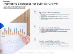 Marketing strategies for business growth equity secondaries pitch deck ppt rules