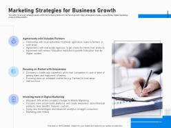 Marketing strategies for business growth investment fundraising post ipo market ppt summary