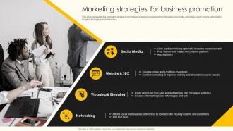Marketing Strategies For Business Promotion Web Design Company Profile
