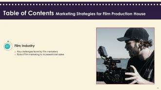 Marketing Strategies For Film Production House Powerpoint Presentation Slides Strategy CD V Visual Professional