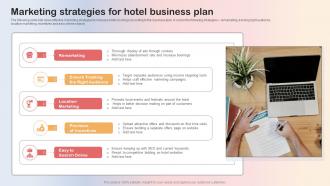 Marketing Strategies For Hotel Business Plan