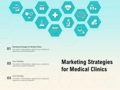 Marketing strategies for medical clinics ppt powerpoint presentation visual aids portfolio
