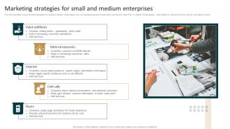Marketing Strategies For Small And Medium Enterprises