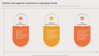 Marketing Strategies Of Ecommerce Company Fashion And Apparel Ecommerce Emerging Trends
