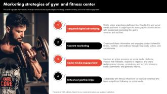 Marketing Strategies Of Gym And Fitness Center Gym And Fitness Center Business Model