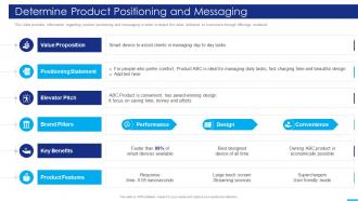 Marketing Strategies Playbook Determine Product Positioning And Messaging