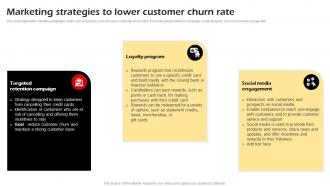 Marketing Strategies To Lower Customer Churn Rate Building Credit Card Promotional Campaign Strategy SS V
