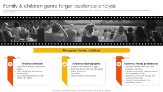 Marketing Strategies To Overcome Family And Children Genre Target Audience Analysis Strategy SS V