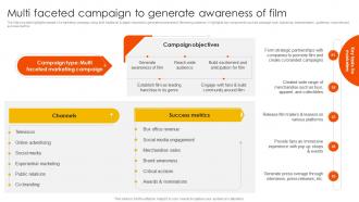 Marketing Strategies To Overcome Multi Faceted Campaign To Generate Awareness Of Film Strategy SS V