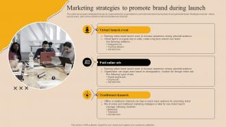 Marketing Strategies To Promote Brand Market Branding Strategy For New Product Launch Mky SS