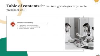 Marketing Strategies To Promote Preschool USP Powerpoint Presentation Slides Strategy CD V Multipurpose Unique