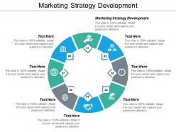 Marketing strategy development ppt powerpoint presentation styles gridlines cpb