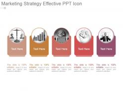 Marketing strategy effective ppt icon