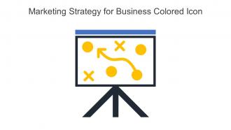 Marketing Strategy For Business Colored Icon In Powerpoint Pptx Png And Editable Eps Format