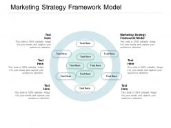 Marketing strategy framework model ppt powerpoint presentation infographic template portrait cpb