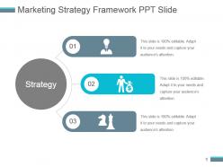 Marketing strategy framework ppt slide