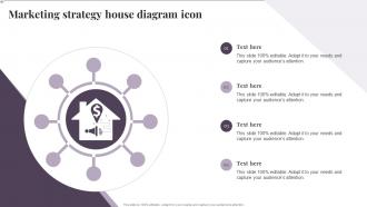 Marketing Strategy House Diagram Icon