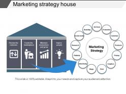 Marketing strategy house powerpoint graphics