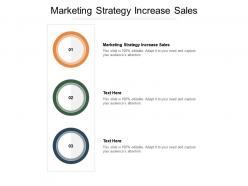Marketing strategy increase sales ppt powerpoint presentation summary deck cpb