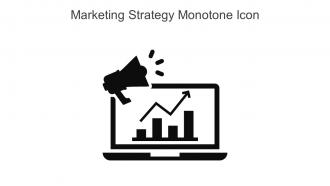 Marketing Strategy Monotone Icon In Powerpoint Pptx Png And Editable Eps Format