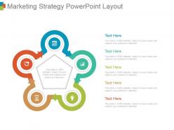 Marketing strategy powerpoint layout