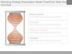 Marketing strategy presentation model powerpoint slide designs download
