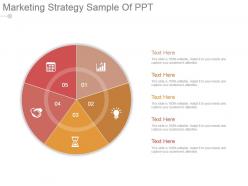Marketing strategy sample of ppt