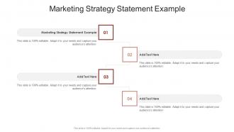 Marketing Strategy Statement Example In Powerpoint And Google Slides Cpb