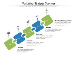 Marketing strategy summer ppt powerpoint presentation pictures skills cpb
