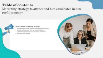 Marketing Strategy To Attract And Hire Candidates In Non Profit Company Complete Deck Strategy CD V Compatible Impressive