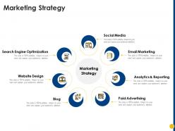 Marketing strategy website design ppt powerpoint presentation icon styles