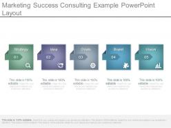 Marketing success consulting example powerpoint layout