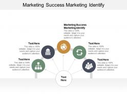 Marketing success marketing identify ppt powerpoint presentation icon design templates cpb