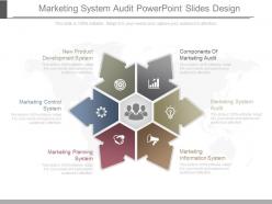 Marketing system audit powerpoint slides design