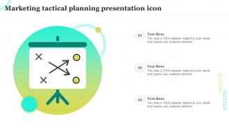 Marketing Tactical Planning Presentation Icon