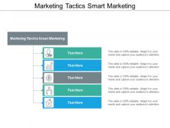 Marketing tactics smart marketing ppt powerpoint presentation outline background image cpb