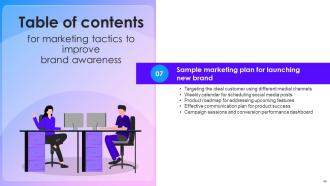 Marketing Tactics To Improve Brand Awareness Powerpoint Presentation Slides Image Pre-designed