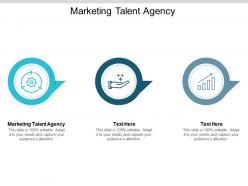 Marketing talent agency ppt powerpoint presentation icon summary cpb