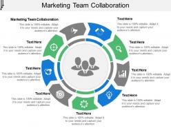 Marketing team collaboration ppt powerpoint presentation slides demonstration cpb