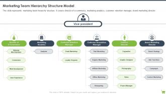 Marketing Team Hierarchy Structure Model Optimizing E Commerce Marketing Program