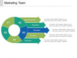 Marketing team ppt powerpoint presentation infographic template graphics design cpb