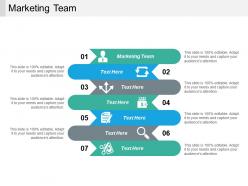 Marketing team ppt powerpoint presentation styles icons cpb