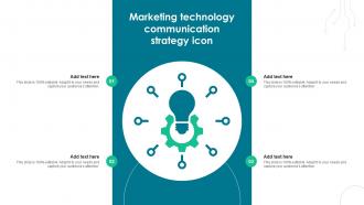 Marketing Technology Communication Strategy Icon